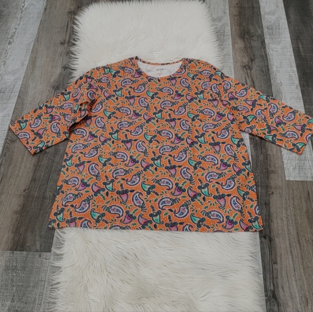 Blair cotton paisley bundle of 2 tops new - Picture 4 of 13